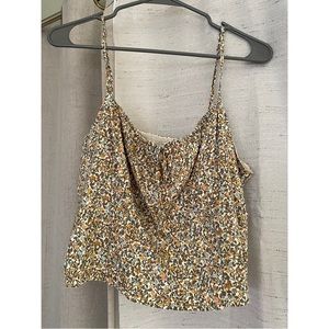 Abercrombie Floral Crop Tank